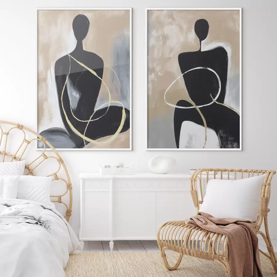 Fotobehang Abstracte silhouetten d00719