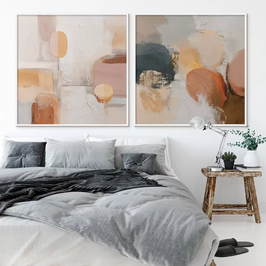 Fotobehang Geometrie van rust in abstracte stijl d00747