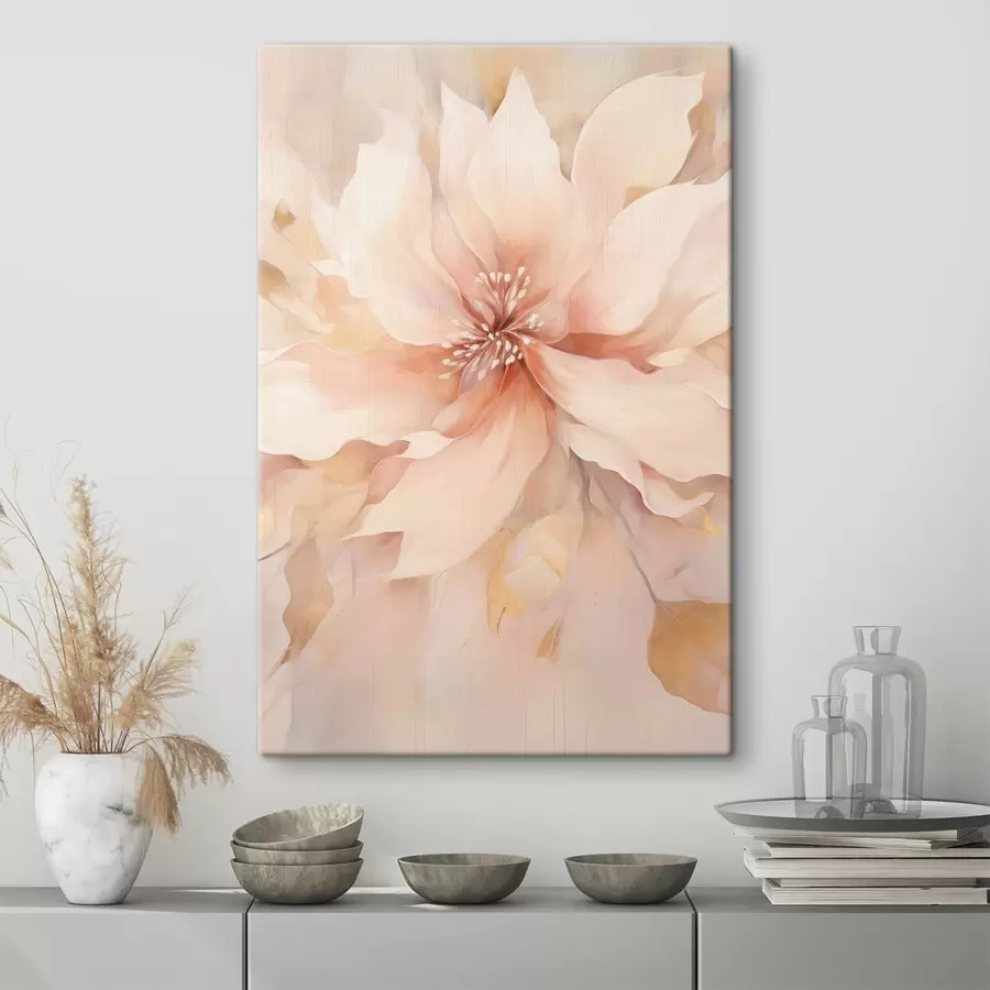  Schilderijen Grote abstracte bloem s47444