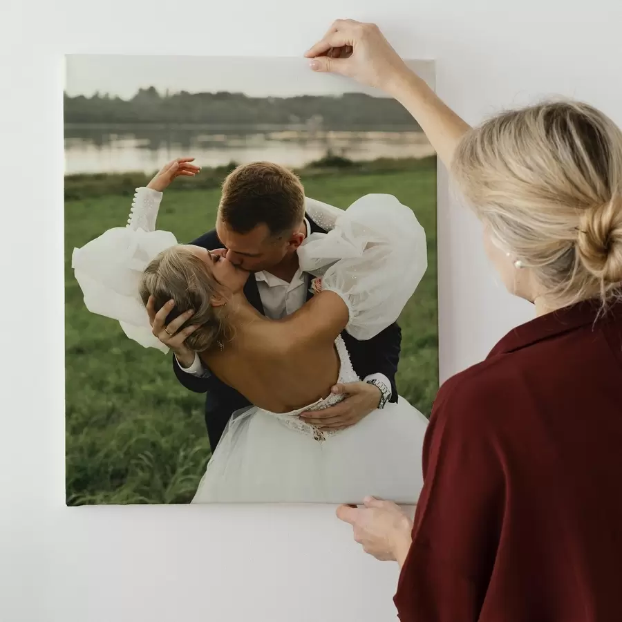  Schilderijen Trouwfoto op canvas s47216