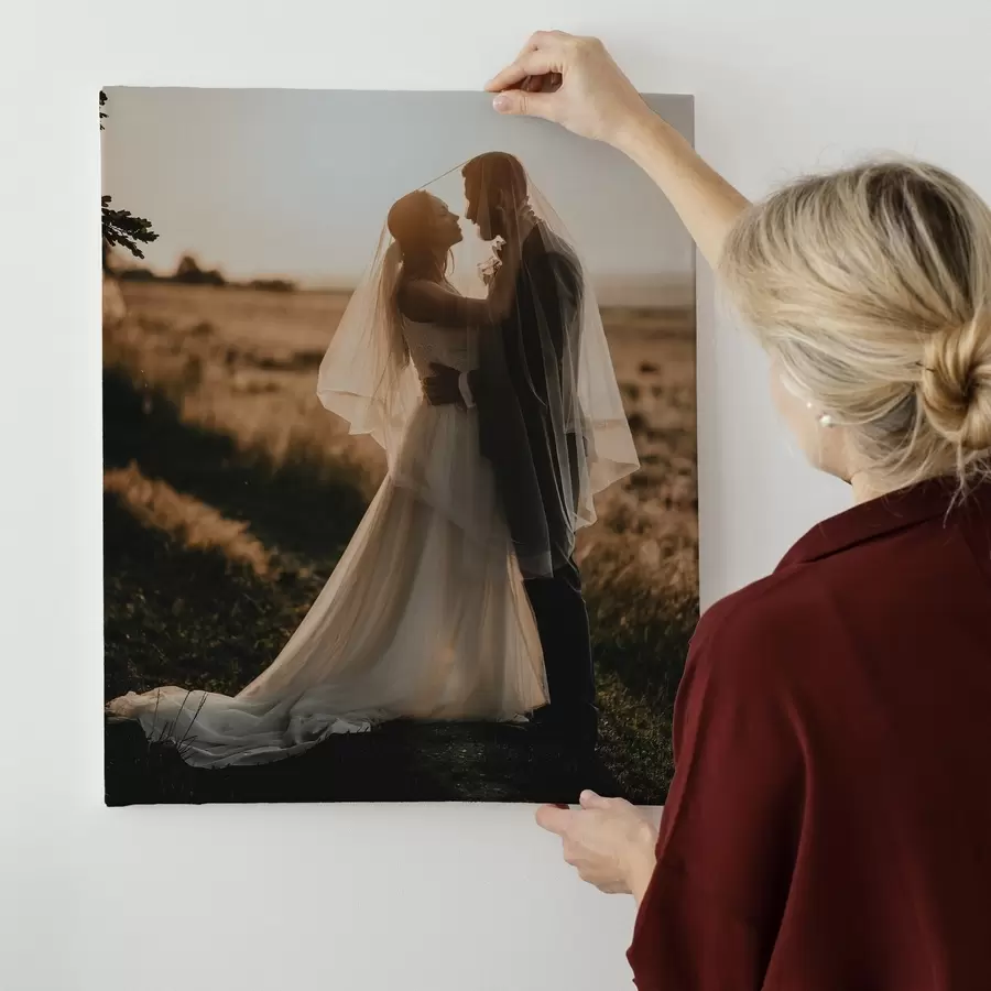  Schilderijen Trouwfoto op canvas s47161