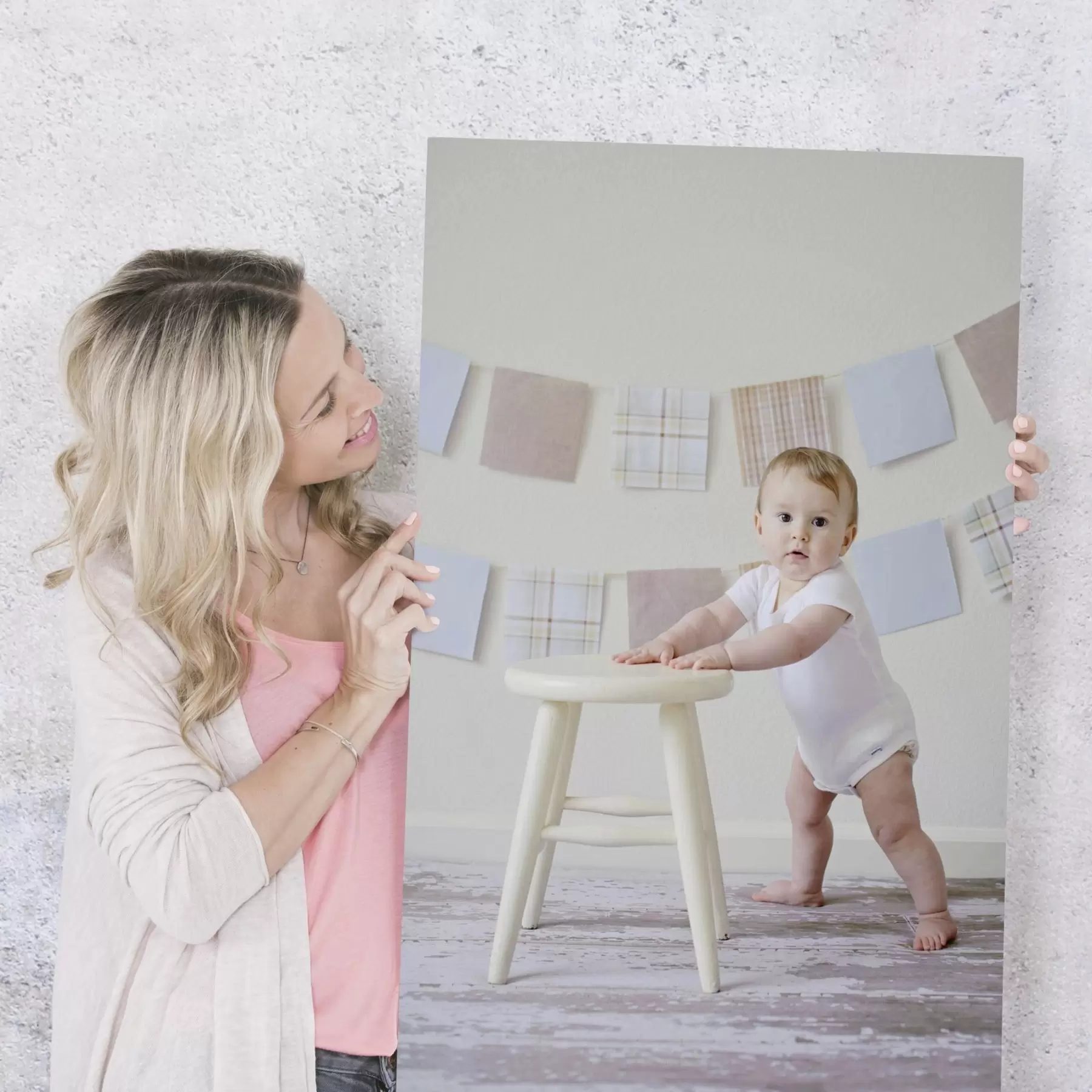  Schilderijen Een foto van uw kind op canvas s47172