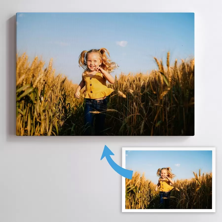  Schilderijen Een foto van uw kind op canvas s47182