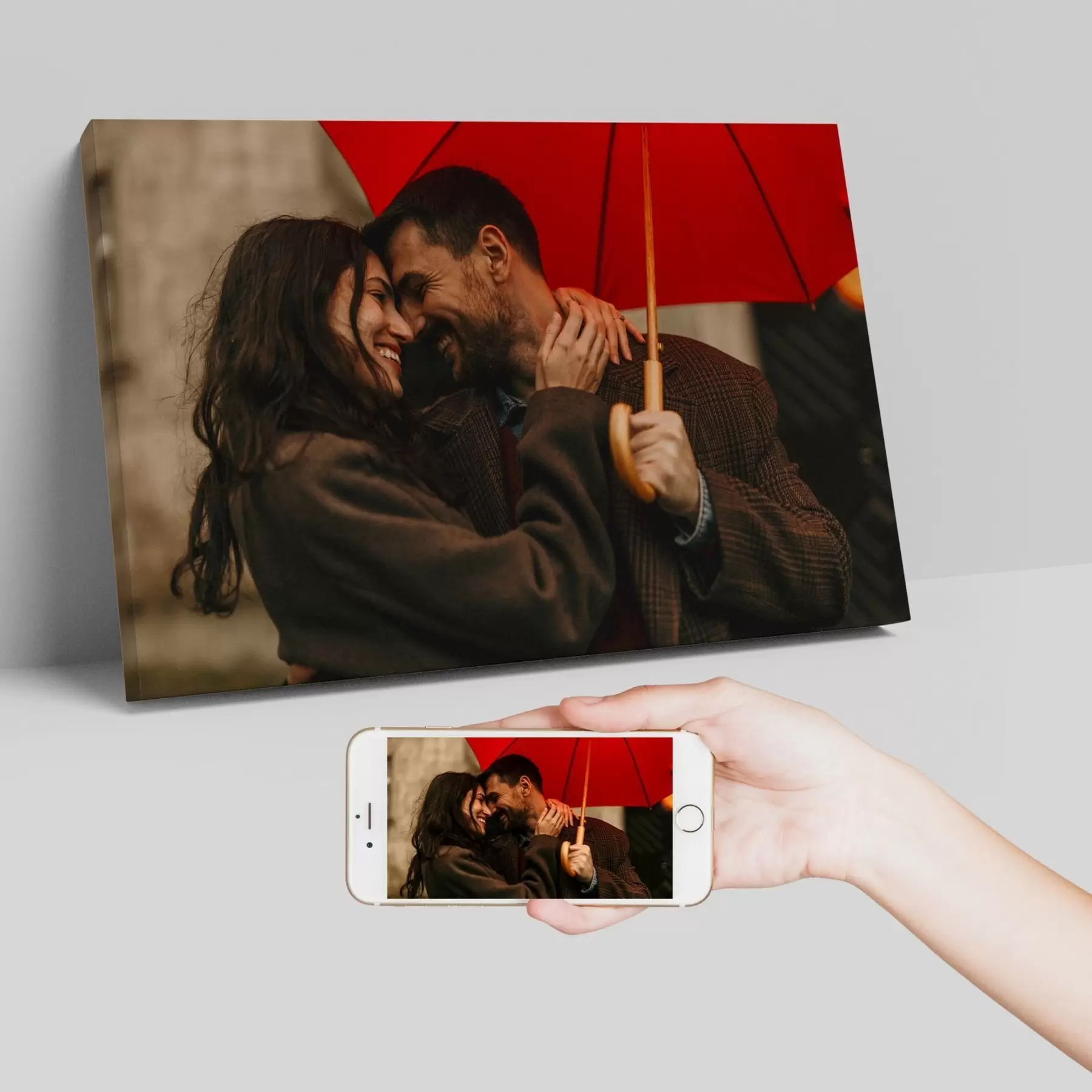  Schilderijen Romantisch cadeau voor een stel op basis van een foto s47208