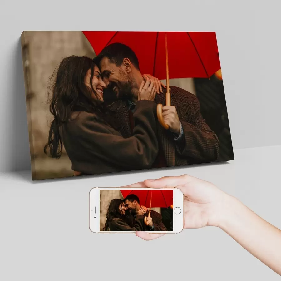  Schilderijen Romantisch cadeau voor een stel op basis van een foto s47208