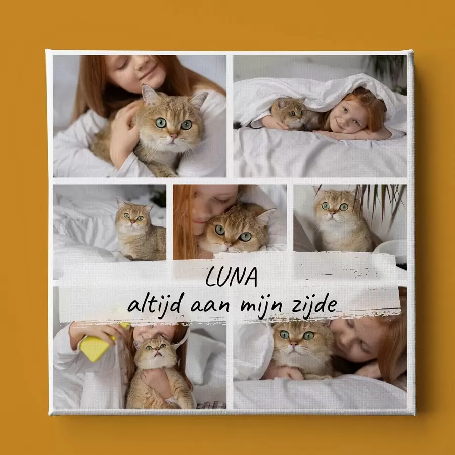  Schilderijen Fotocollage op canvas als cadeau voor de dochter s47596