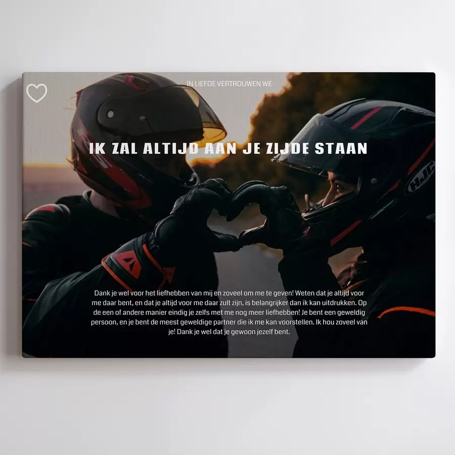  Schilderijen Fotocollage op canvas voor verliefden s47515