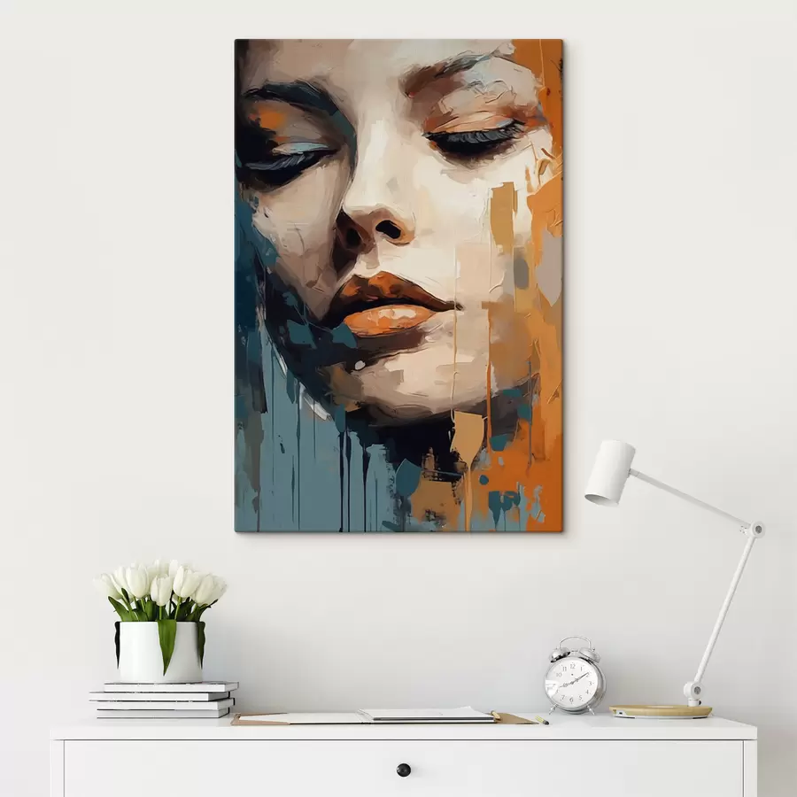  Schilderijen Abstract portret s47349