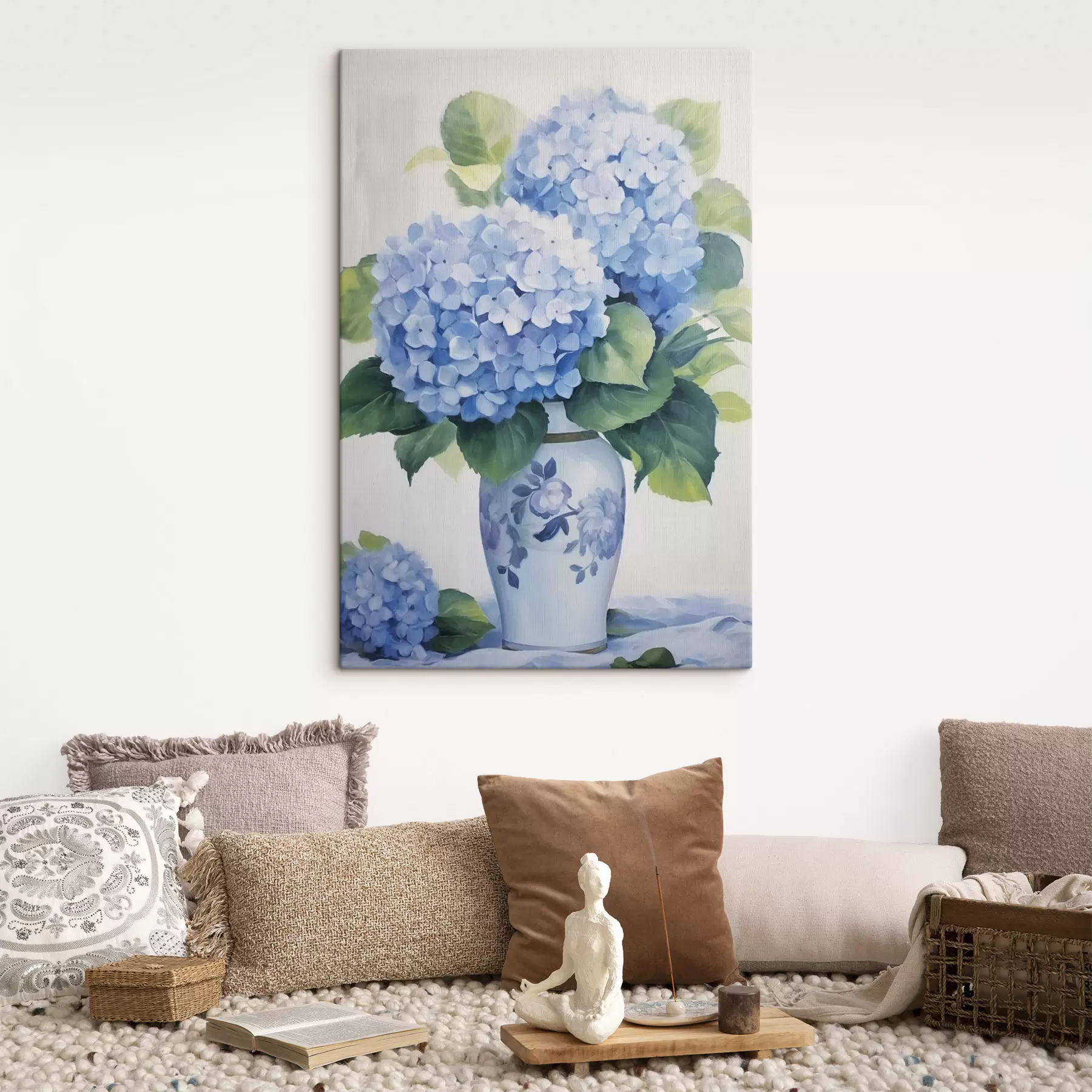  Schilderijen Hortensia's in een vaas s47361