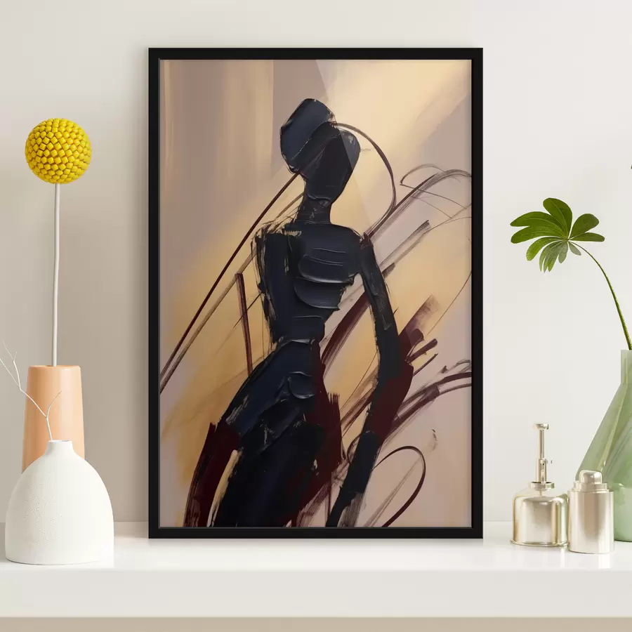 Fotobehang Abstract silhouet f47345