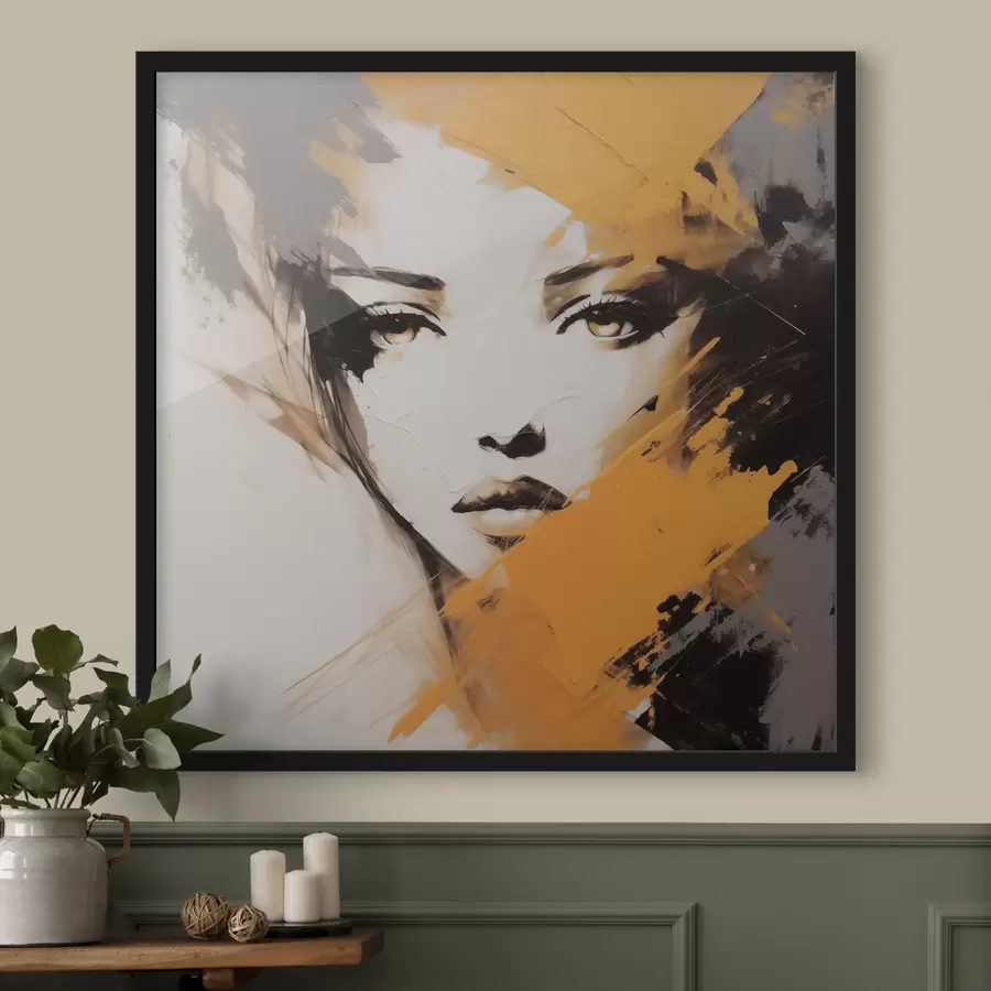 Fotobehang Abstract portret f47350