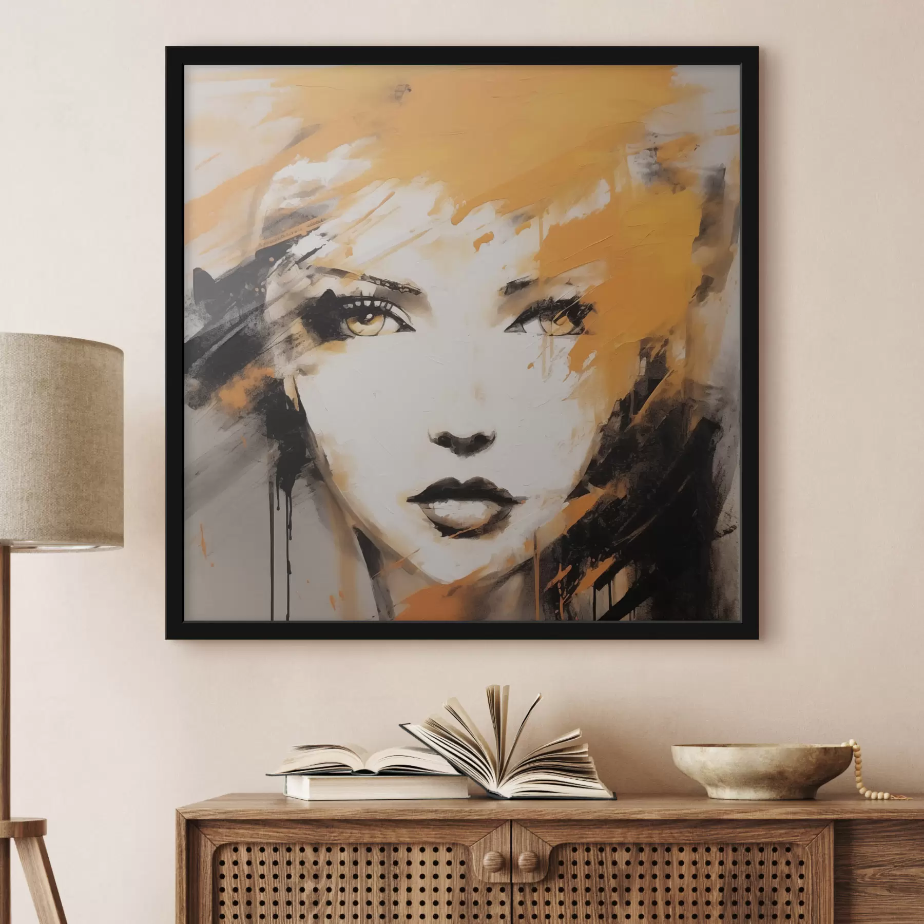 Fotobehang Abstract portret f47351