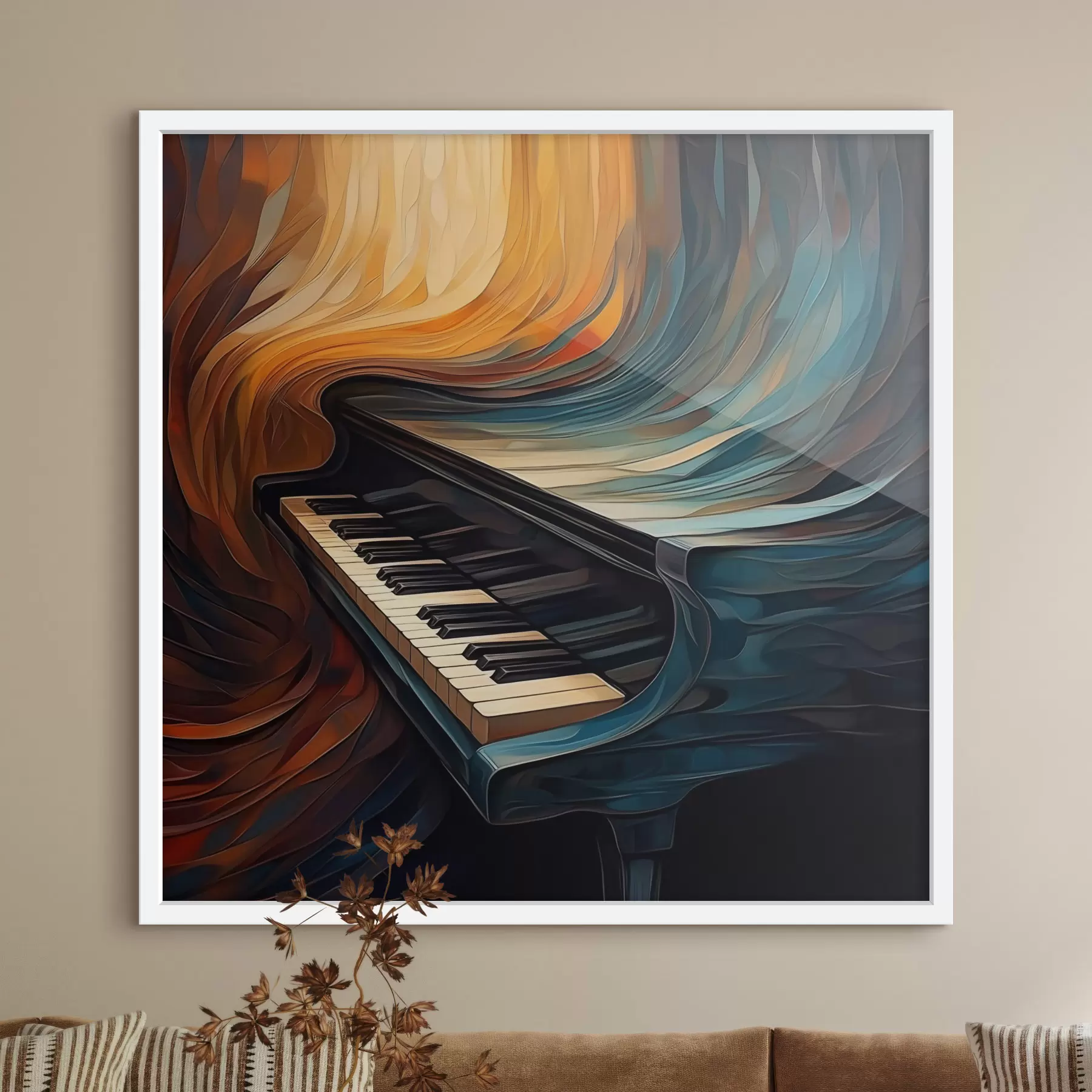 Fotobehang Piano f47390
