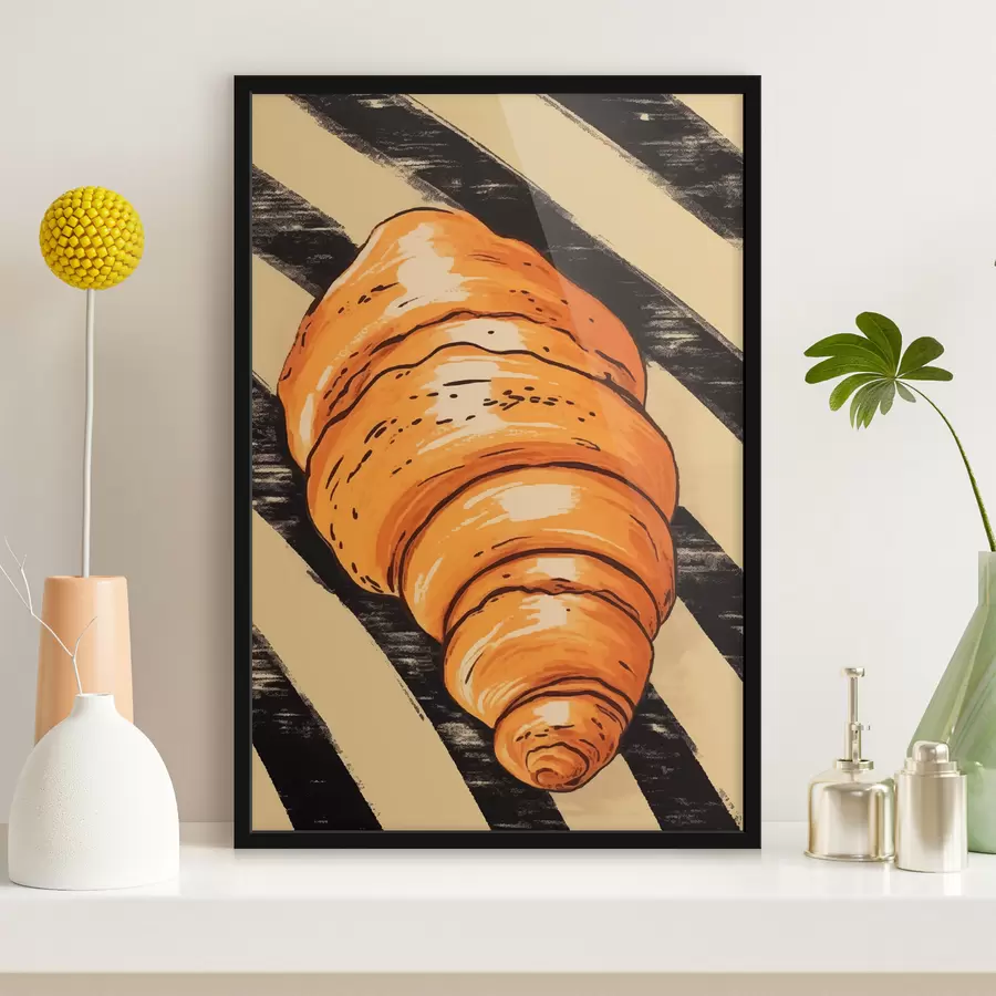 Fotobehang Croissant f47396