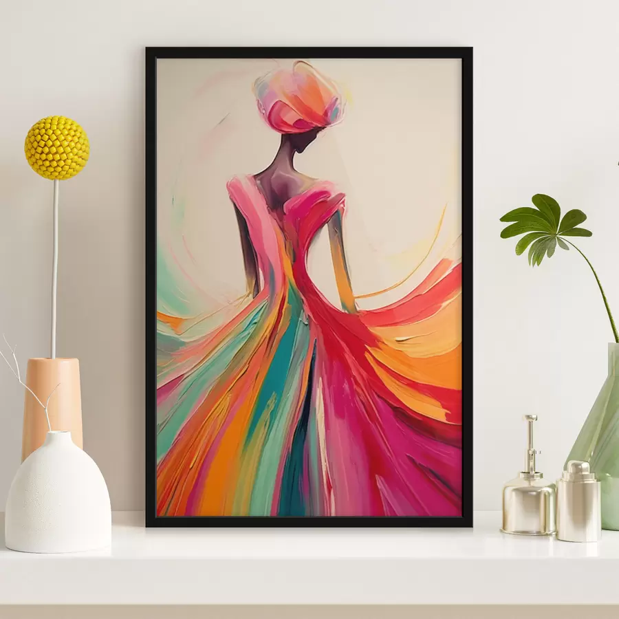 Fotobehang Abstract meisje f47400