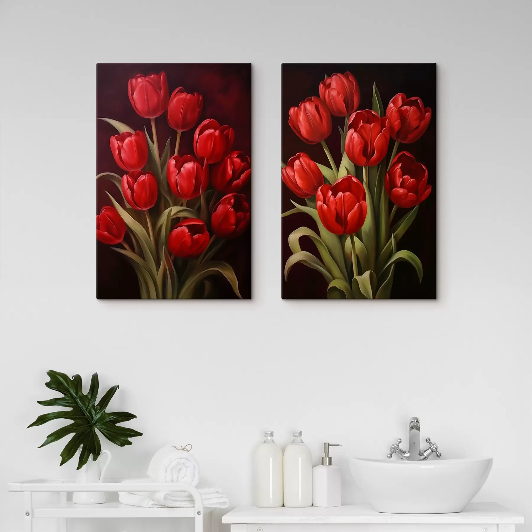  Schilderijen Tulpen m01201