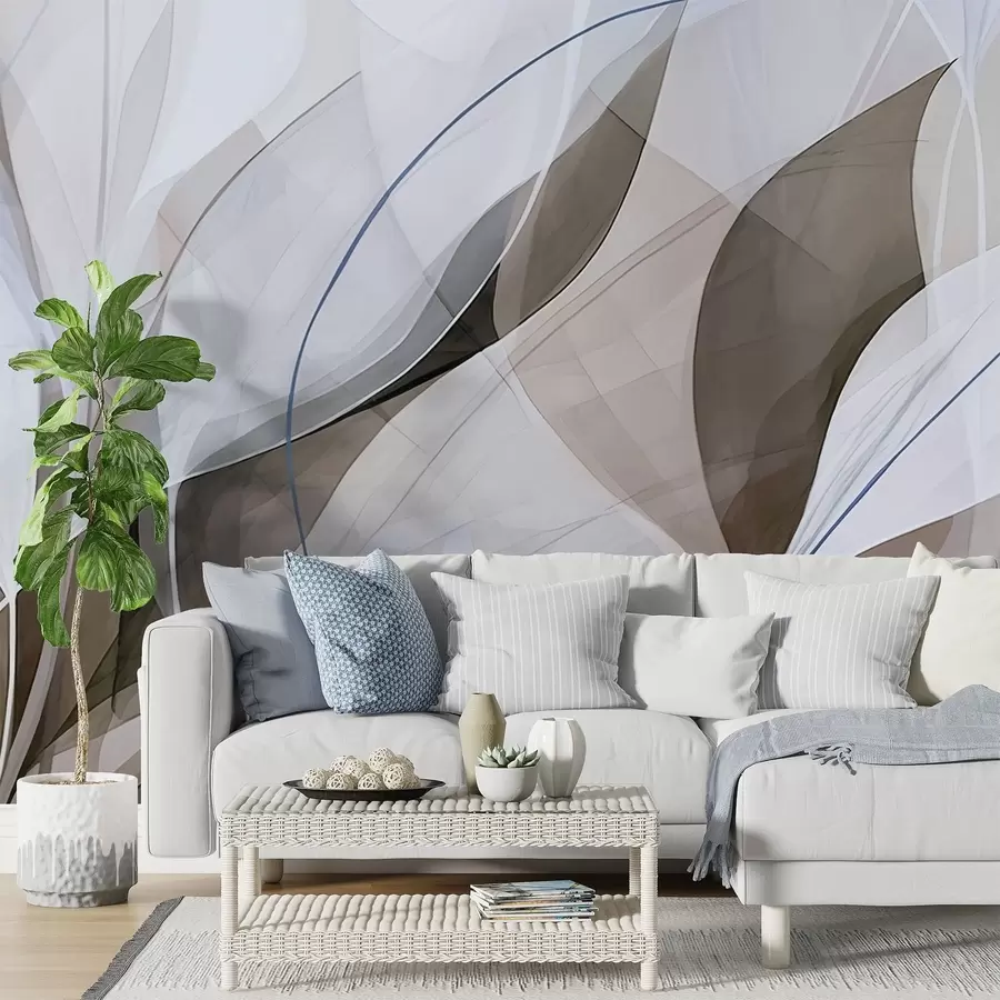 Fotobehang Scherpe bladeren w05084