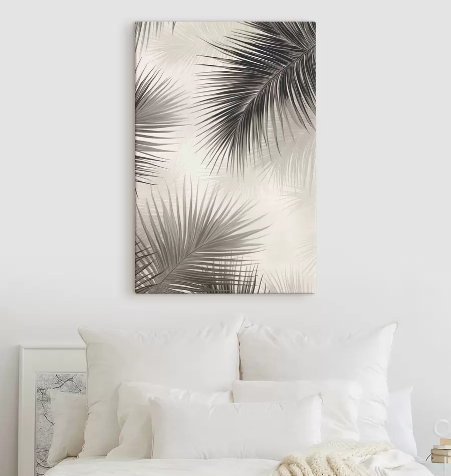  Schilderijen Geschilderde palmtakken s47505