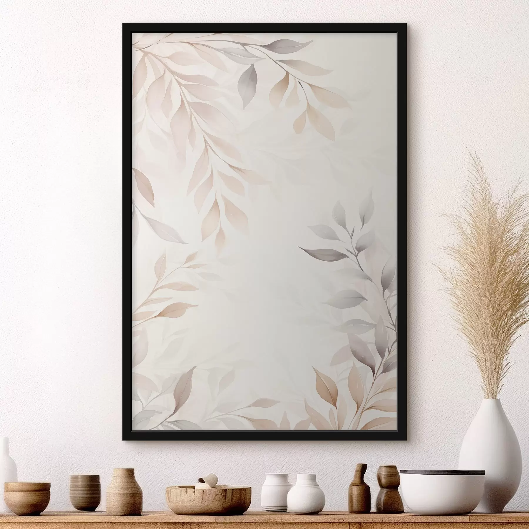 Fotobehang Delicate lichte takken f47504