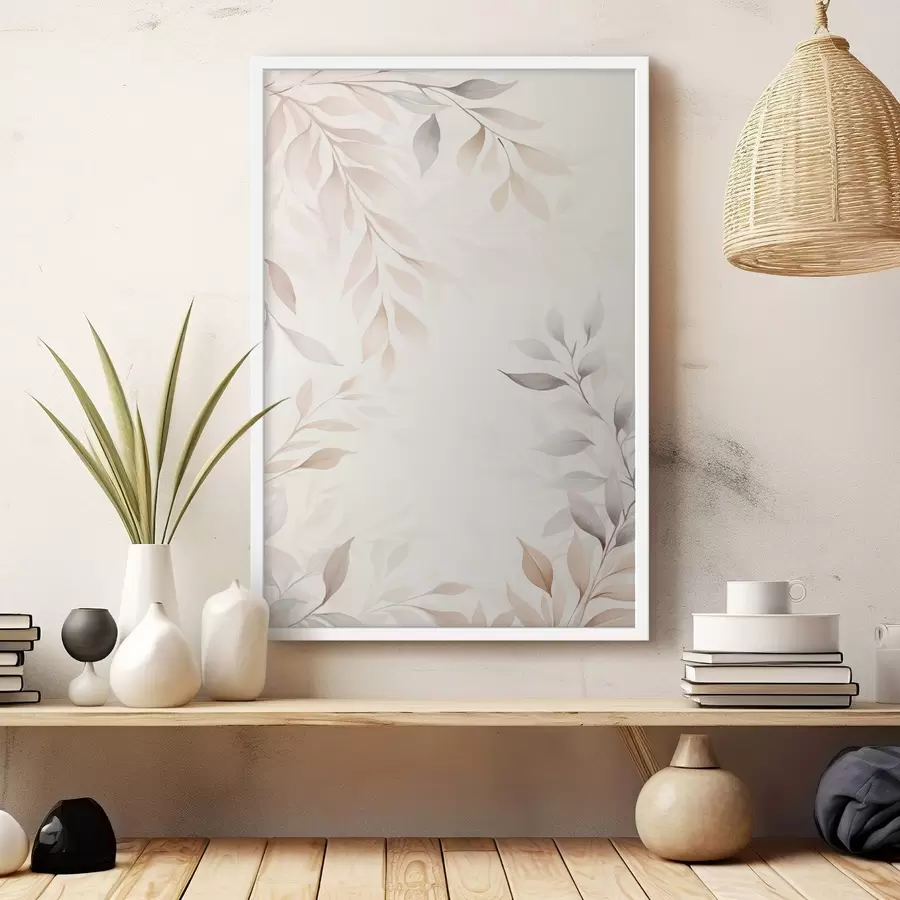 Fotobehang Delicate lichte takken f47504