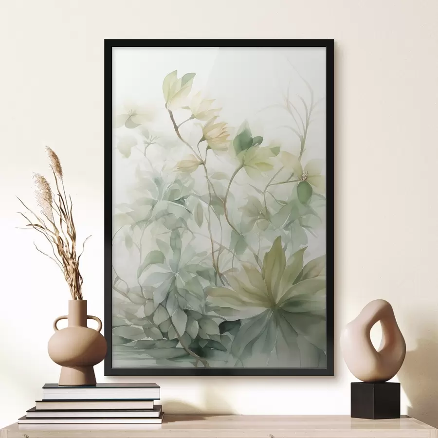 Fotobehang Lichte planten f47510