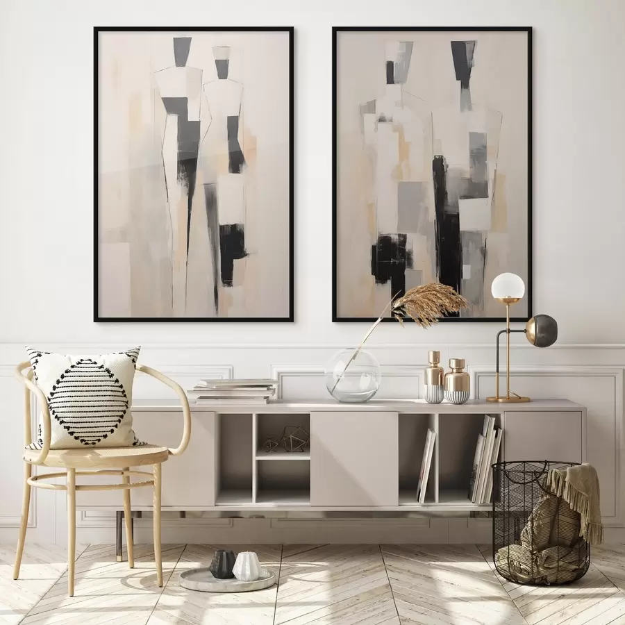 Fotobehang Abstract koppel d01111