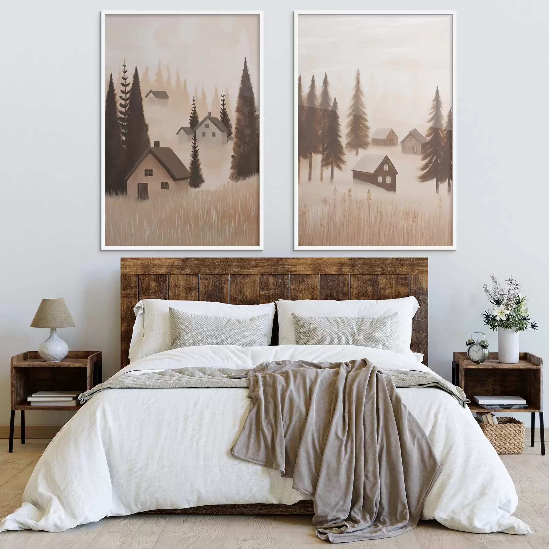 Fotobehang Vrede in het bos d01136