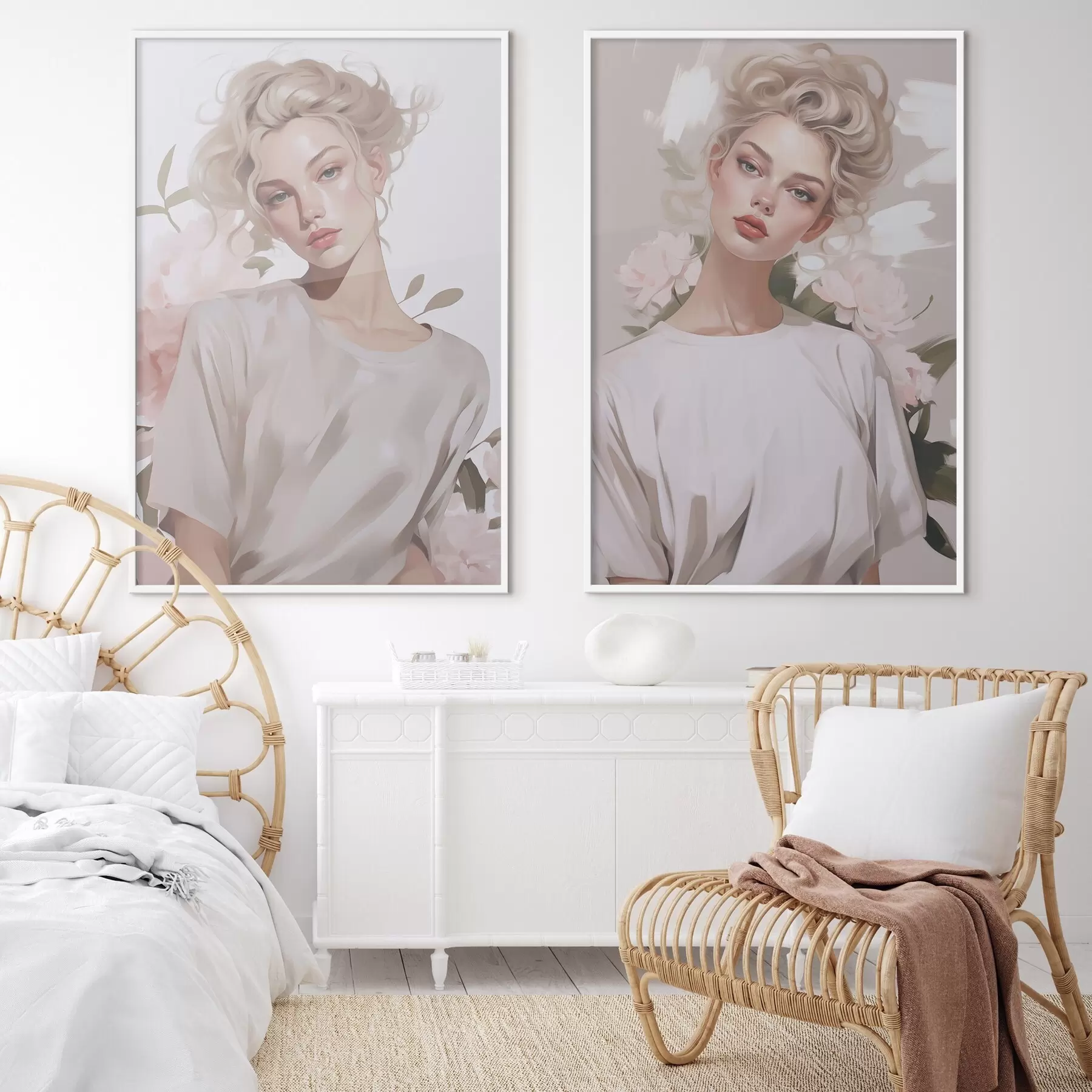 Fotobehang Portret van een meisje d01187