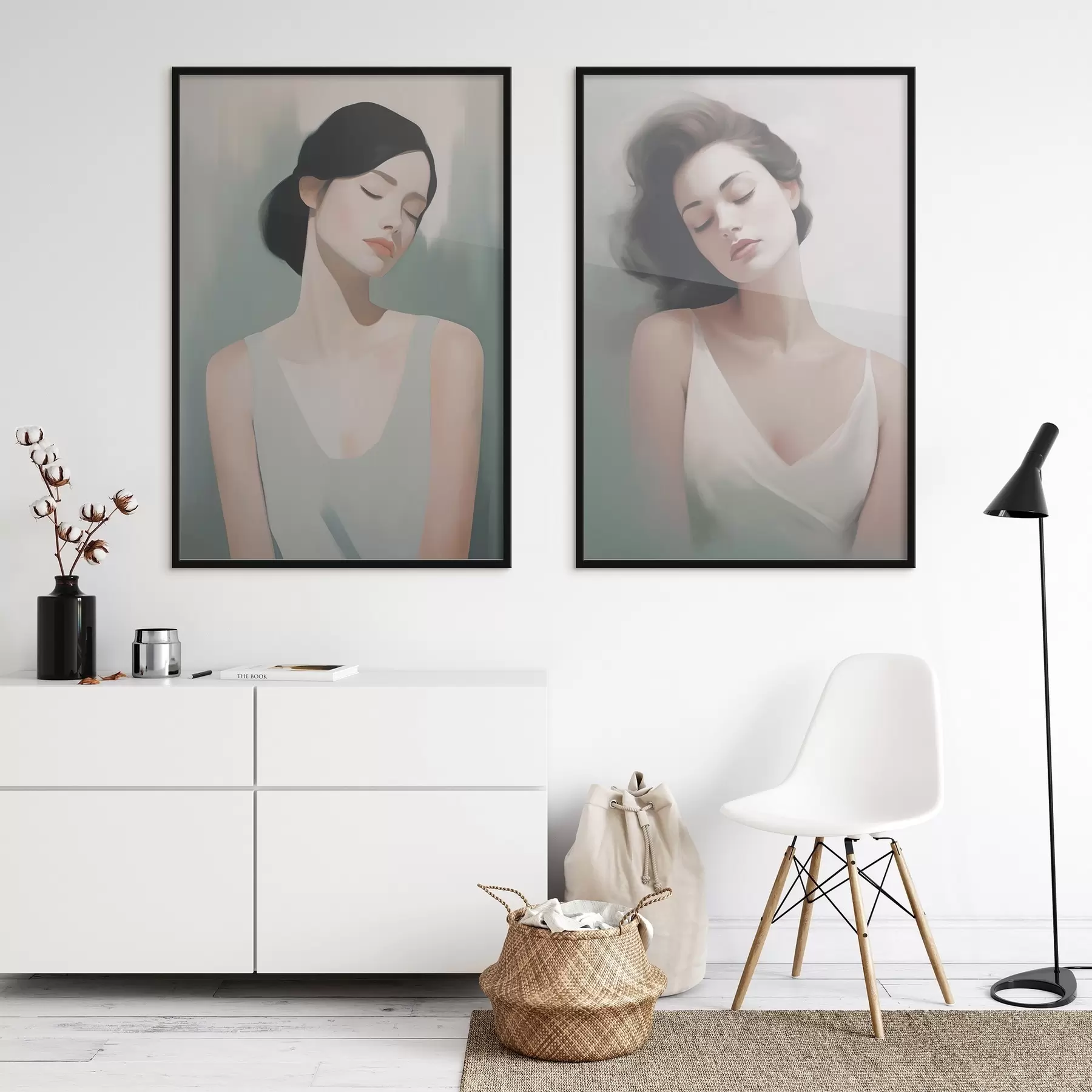 Fotobehang Een meisje met gesloten ogen d01188