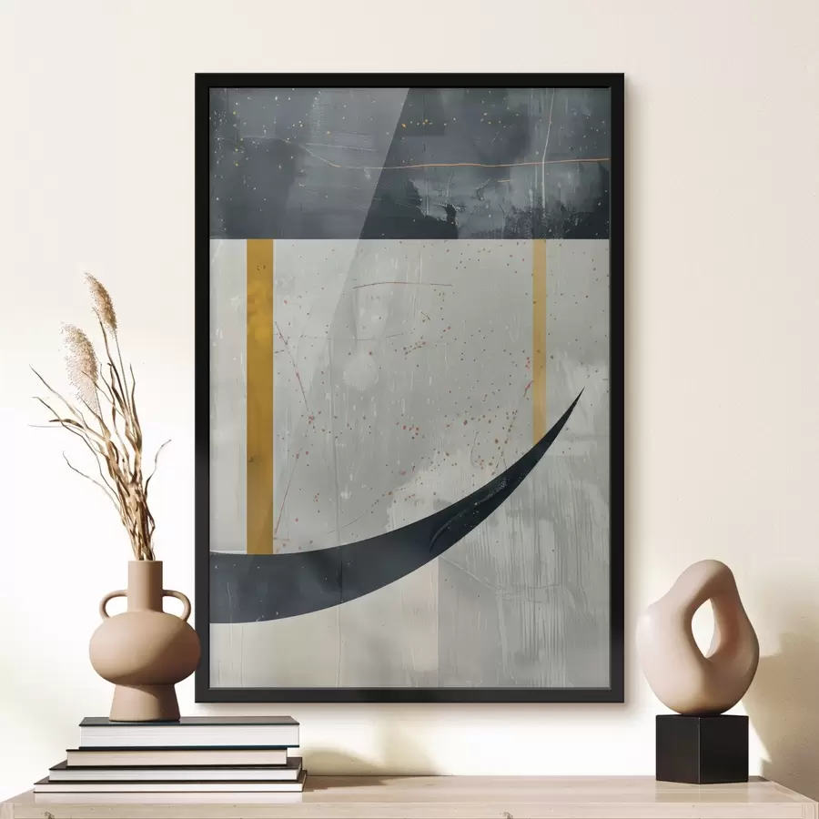 Fotobehang Geometrie, vormen op een betonnen achtergrond f47635