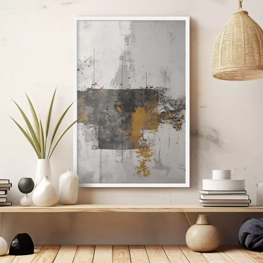 Fotobehang Abstract, Spatten, Imitatie van verf op een betonnen achtergrond f47637