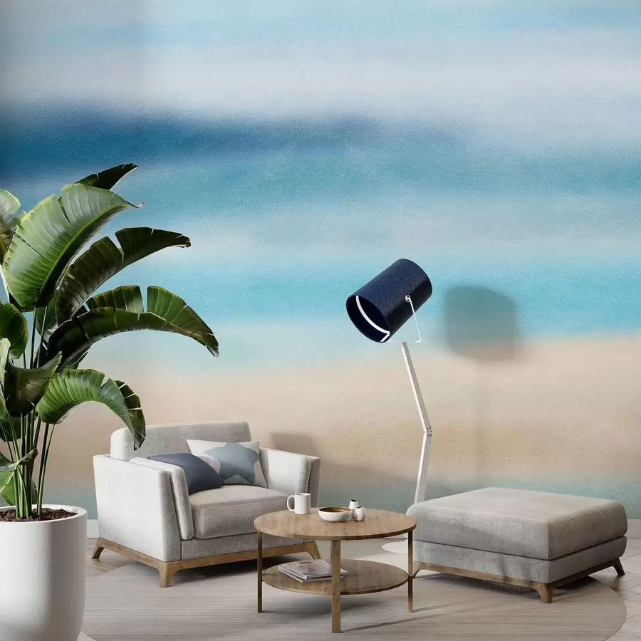 Fotobehang textuurverf in aquarelstijl w05066