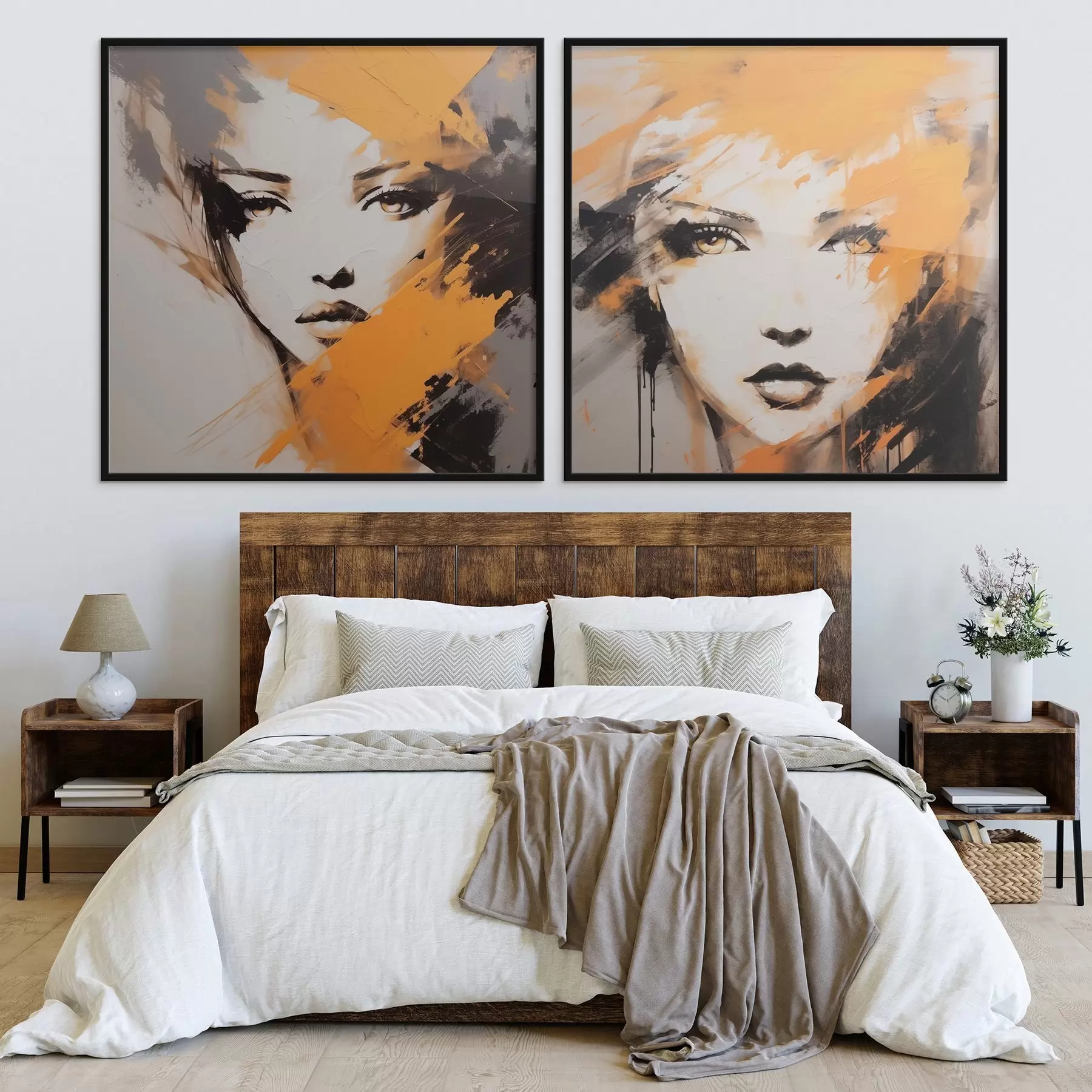 Fotobehang Abstracte portretten d01197