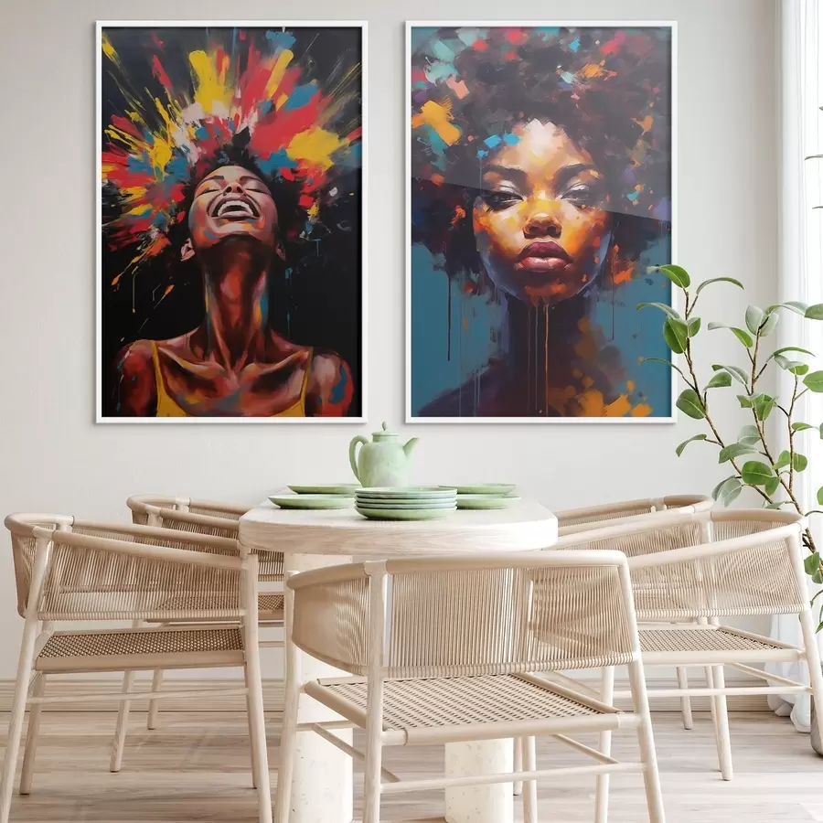 Fotobehang Verfexplosies d01206