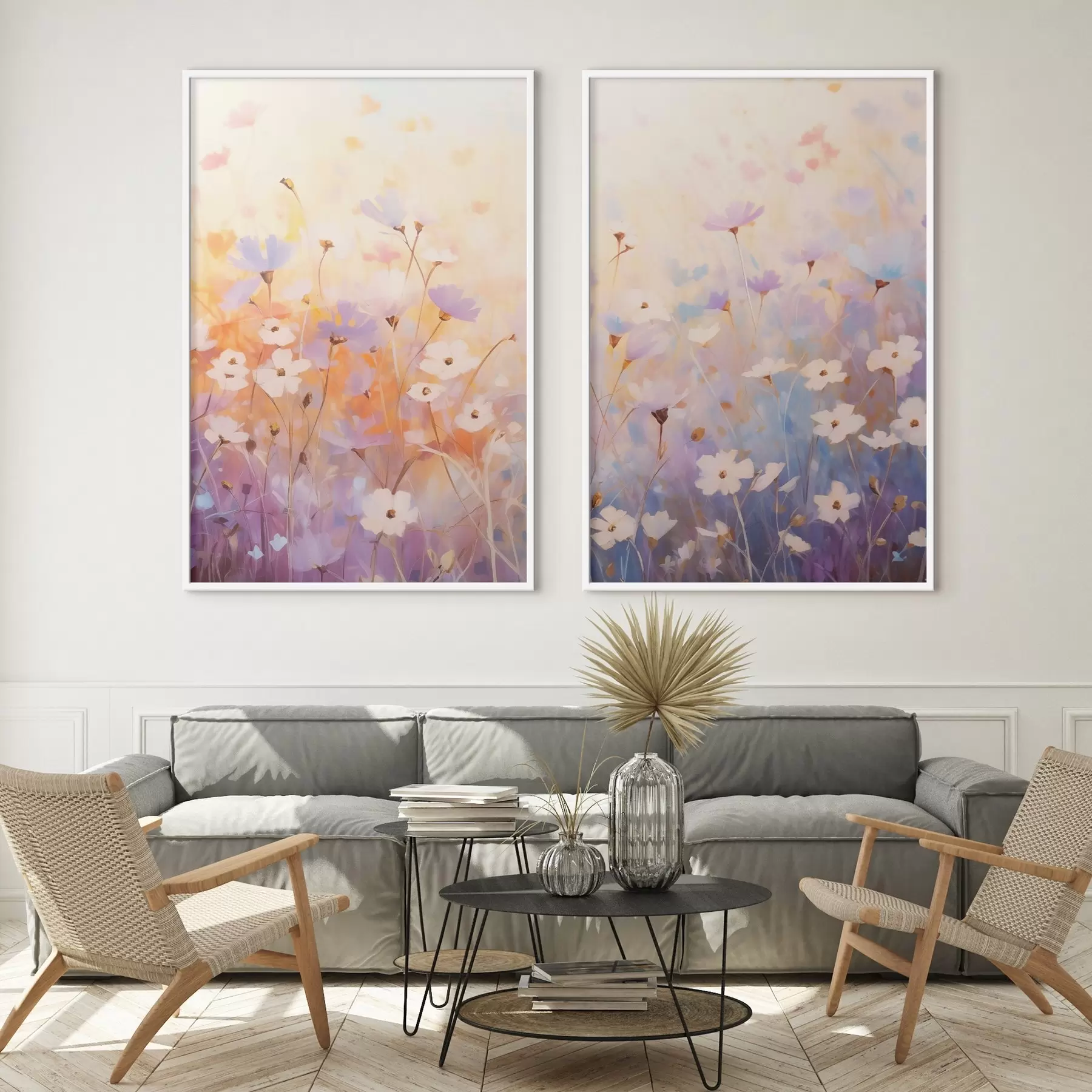 Fotobehang Kleine wilde bloemen d01255