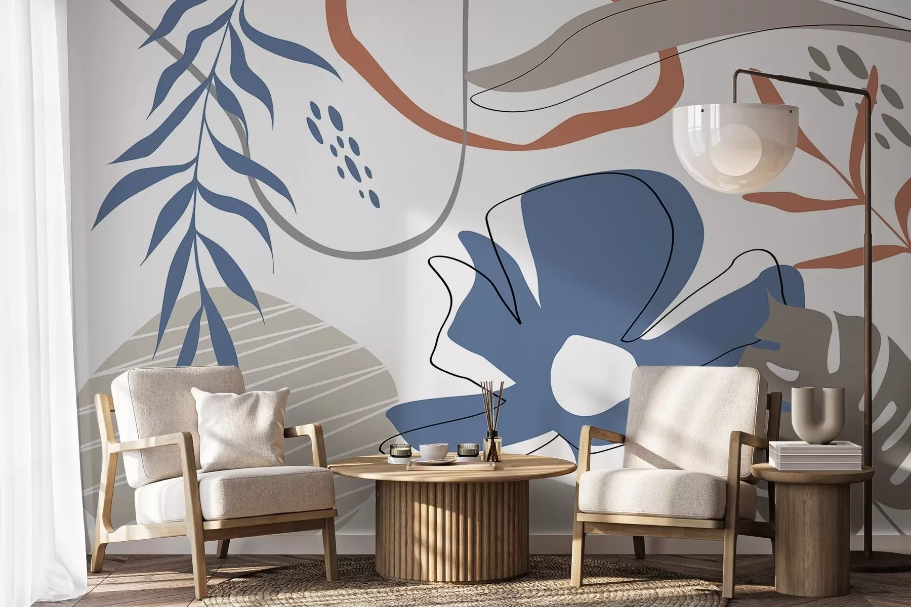 Fotobehang Abstracte samenstelling w05188