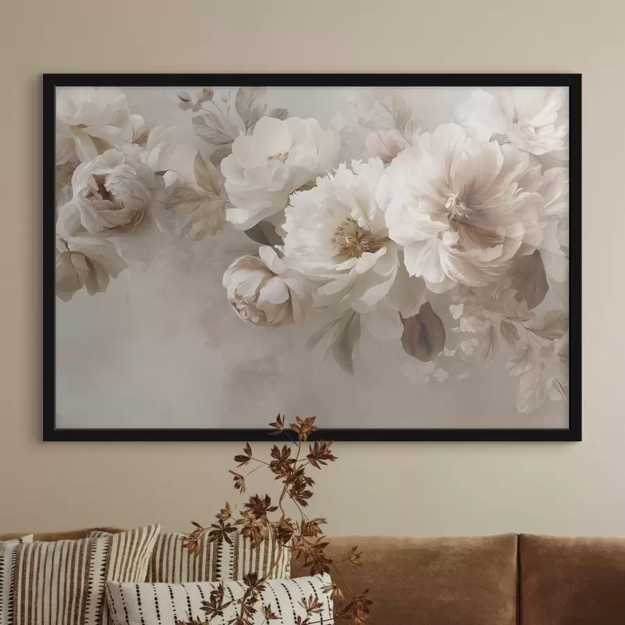 Fotobehang Grote, mooie bloemen f47641
