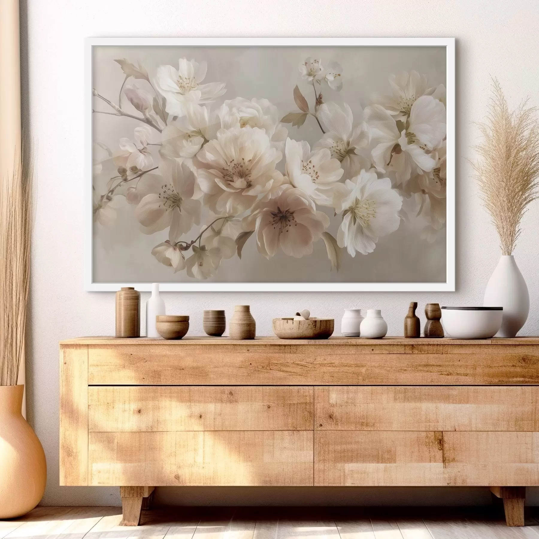 Fotobehang Verscheidenheid aan grote bloemen f47646