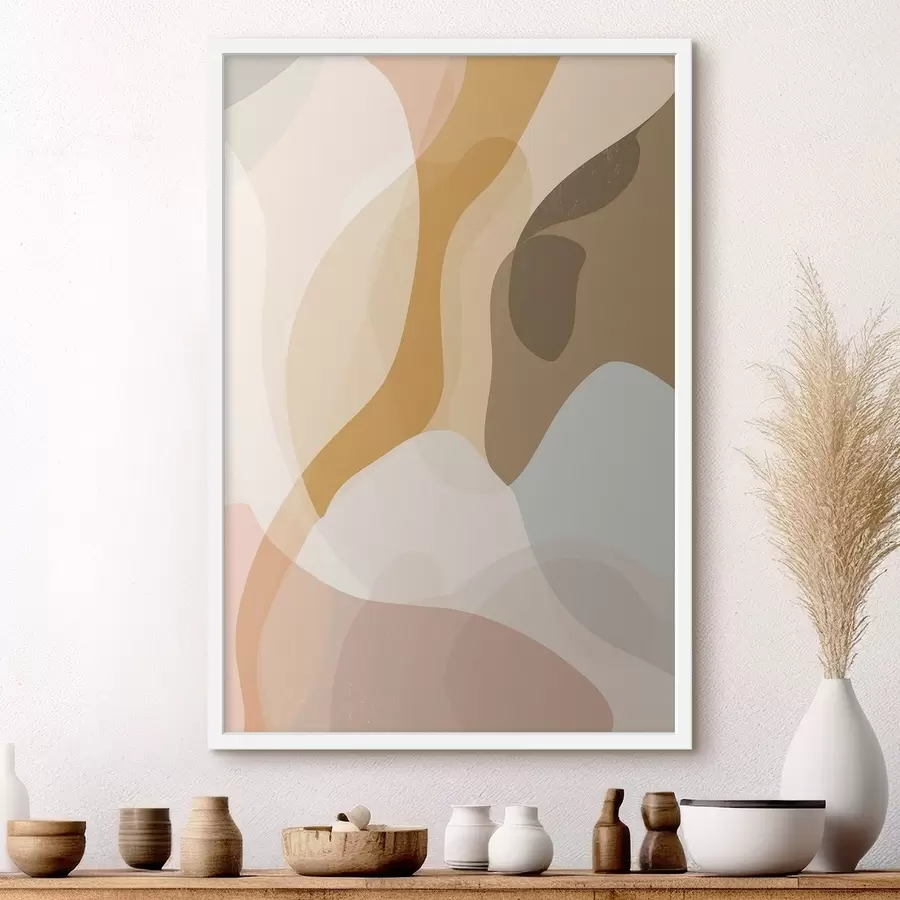 Fotobehang Abstractie, imitatie-aquarel f47648