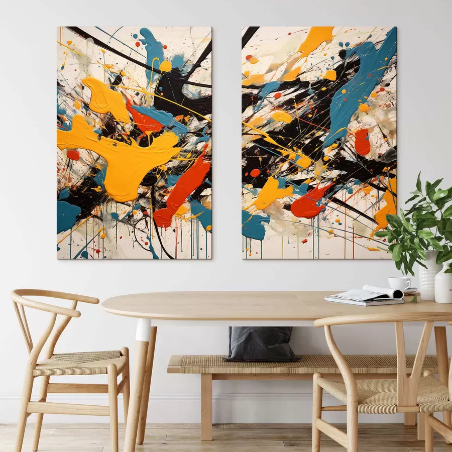  Schilderijen Kleurexplosie m01263