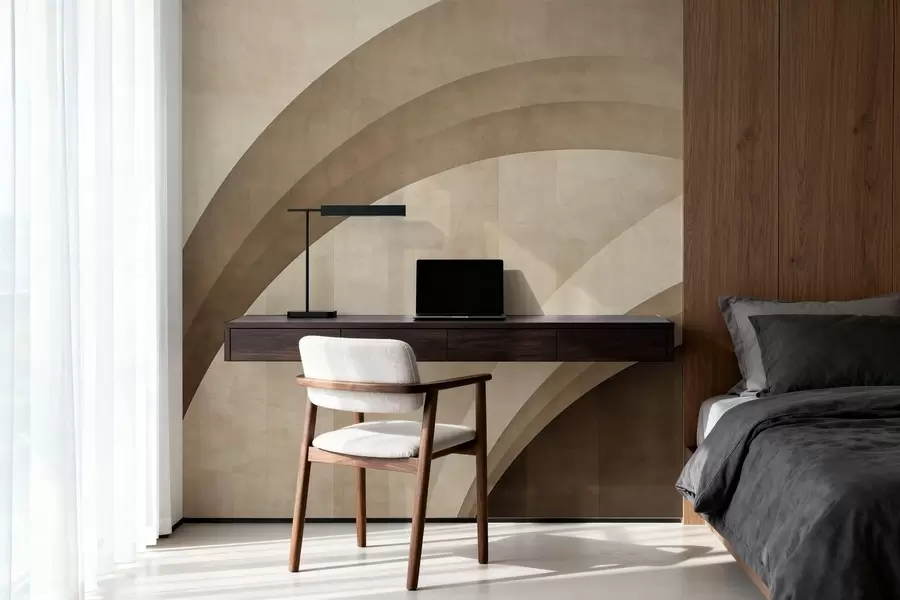 Fotobehang Abstracte bogen w05182