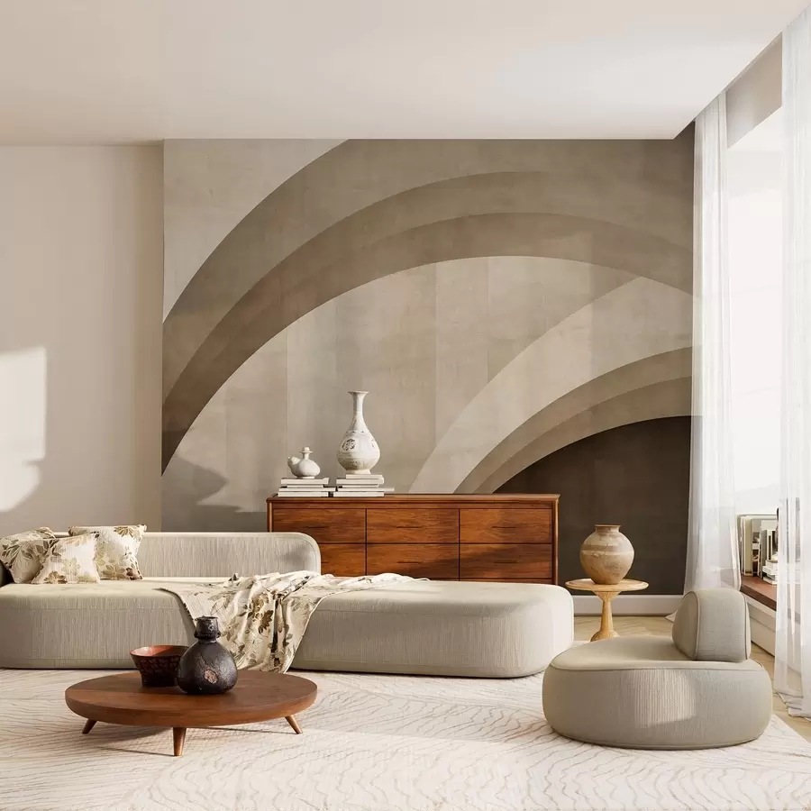 Fotobehang Abstracte bogen w05182