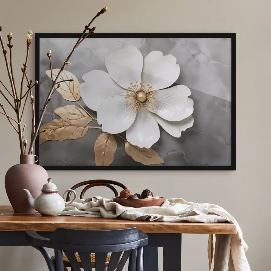 Fotobehang Grote bloem f47699