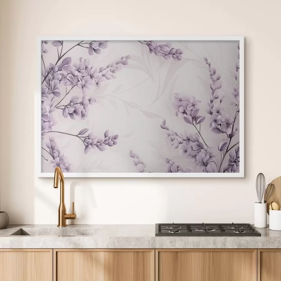 Fotobehang Lavendel takken f47706