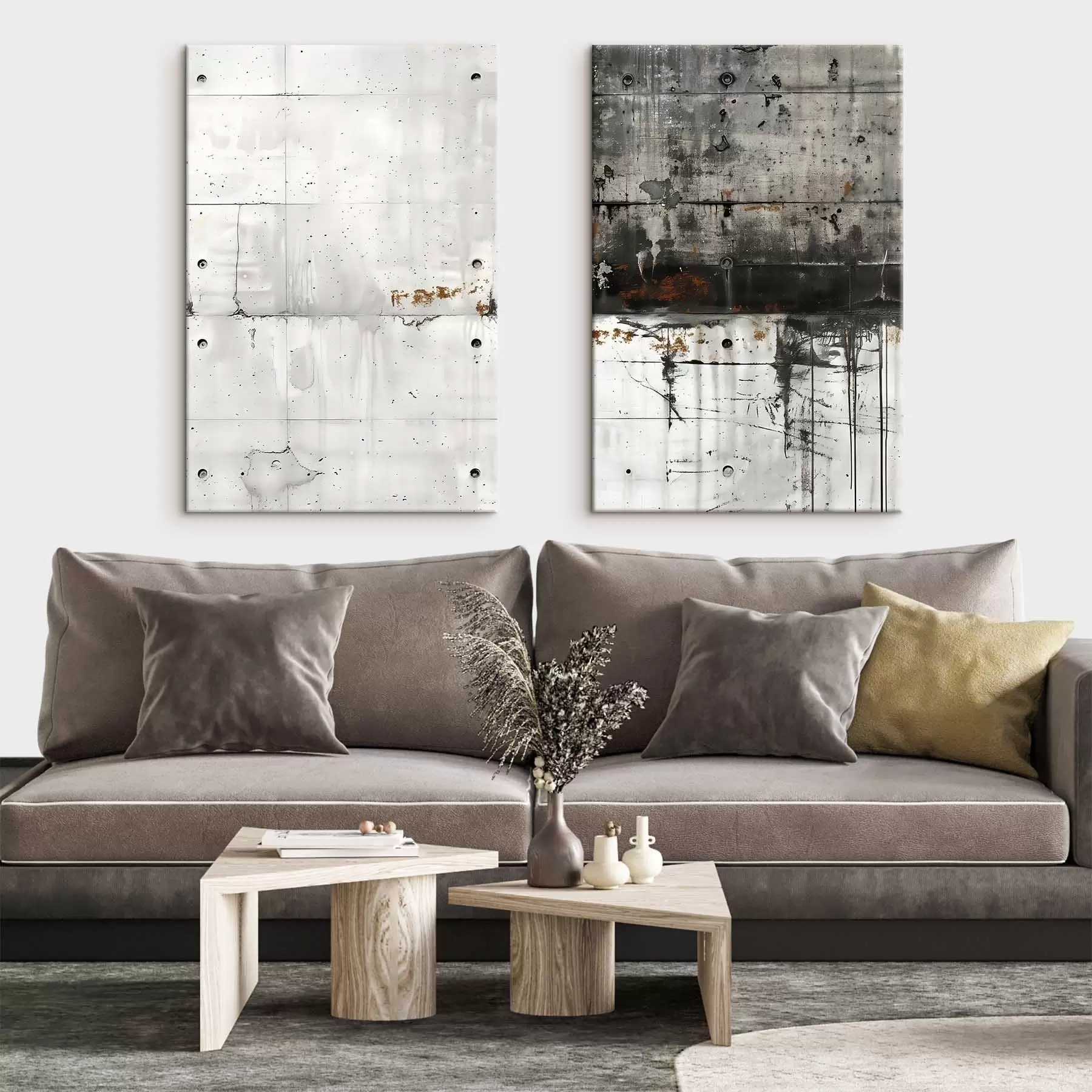  Schilderijen Betonnen muur m01284