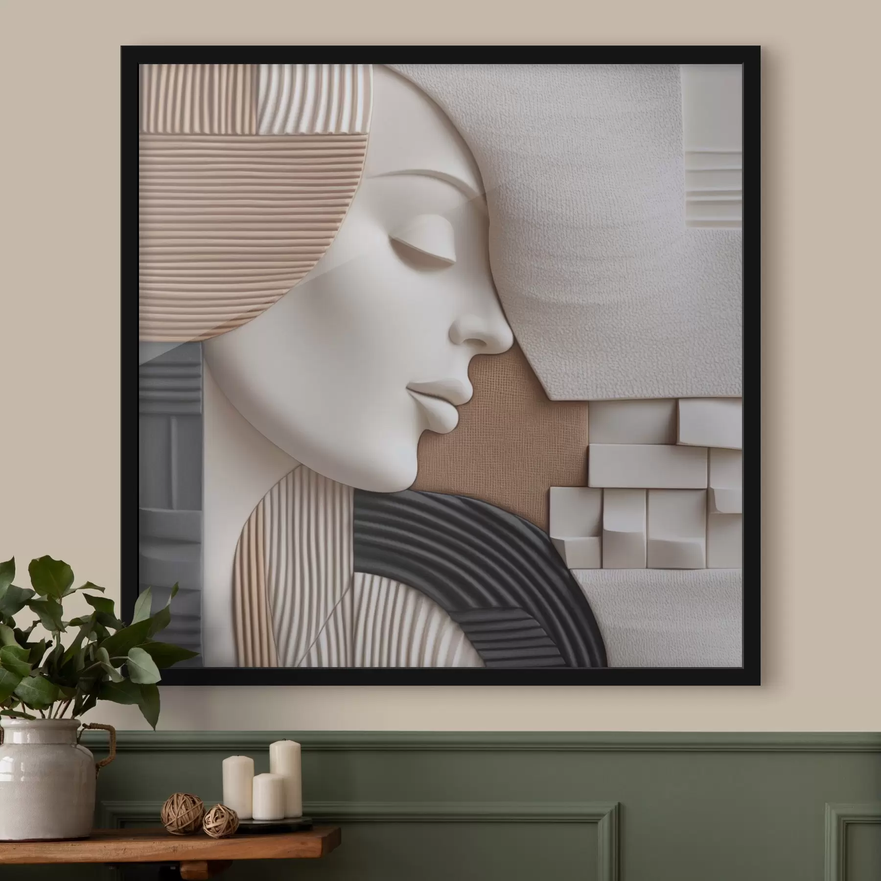 Fotobehang Abstract portret f47710