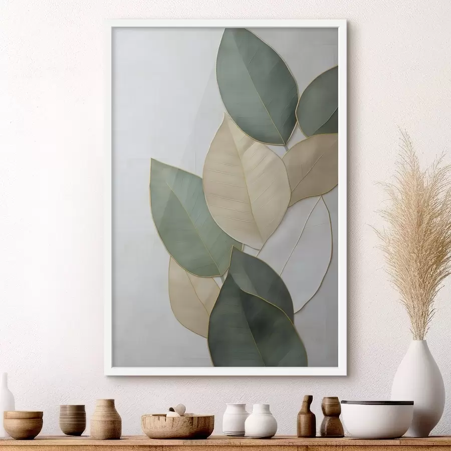 Fotobehang Abstracte bladeren f47717