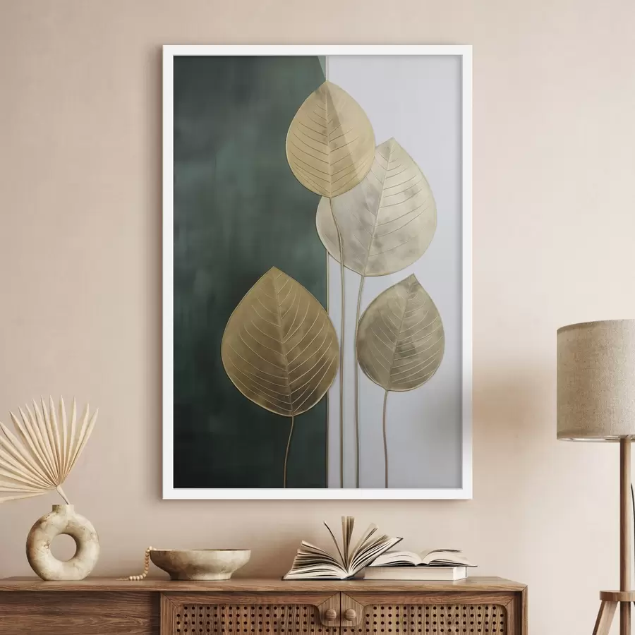 Fotobehang Abstracte bladeren f47718