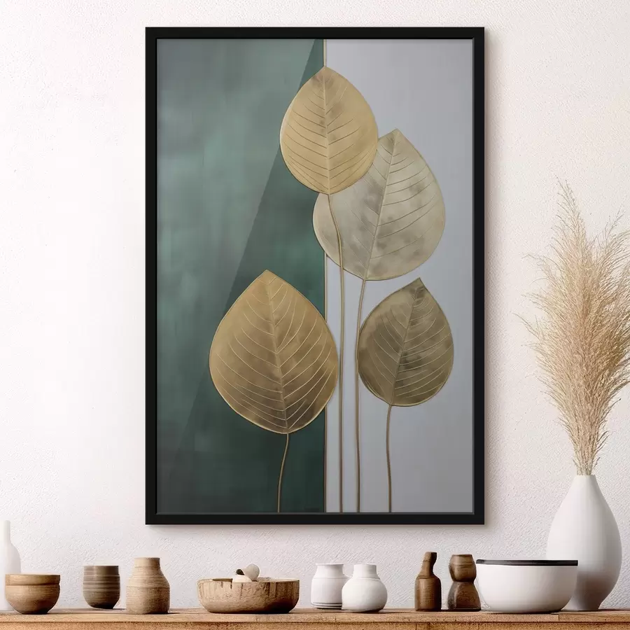 Fotobehang Abstracte bladeren f47718