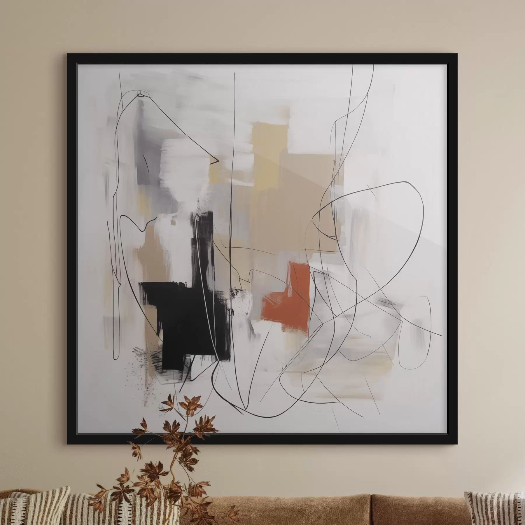 Fotobehang Chaotische abstractie f47723